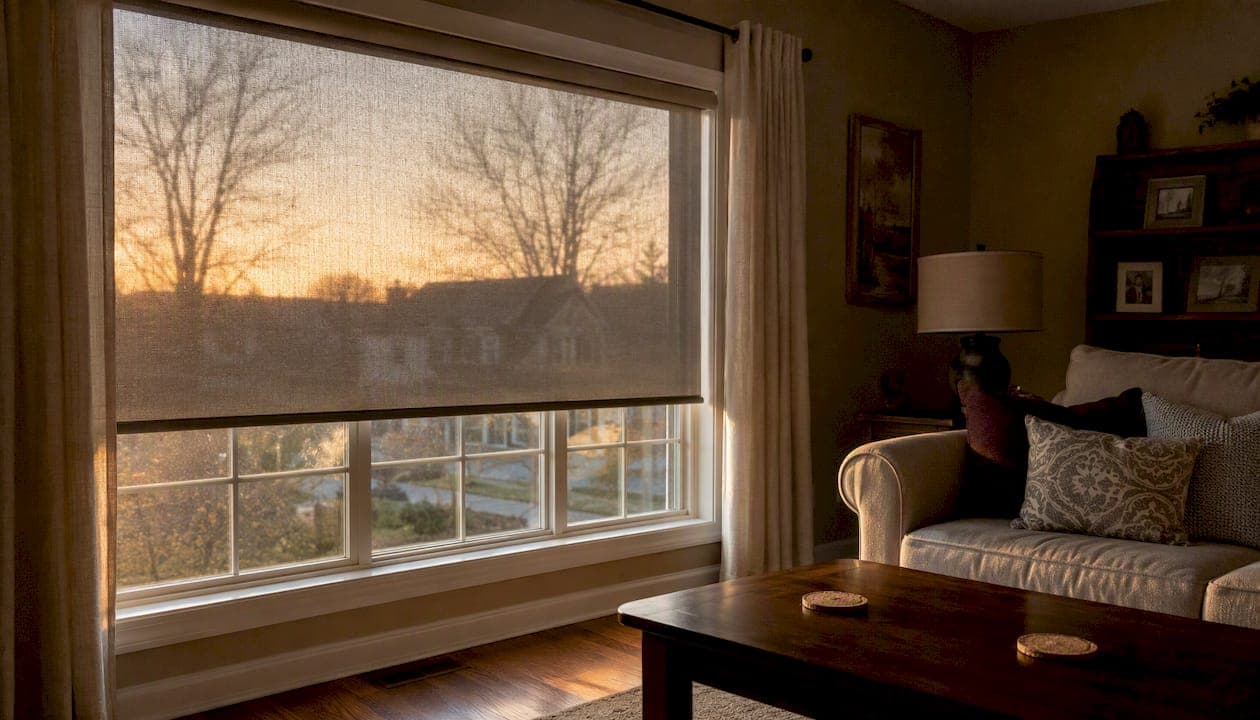 Solar Shade Percentages: A Homeowner's Room Guide