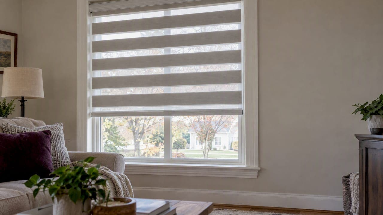 Zebra Shades: 4 Benefits and Cord Safety for Bucks and Mercer Homes